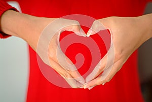 Making a heart shape